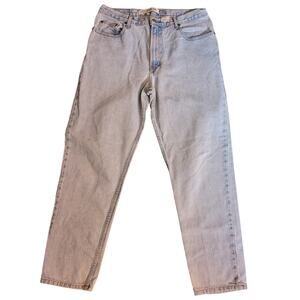 Vintage Gap 1990s Womens No. 6 Loose Fit Jeans 14 High Rise Light Wash Cotton